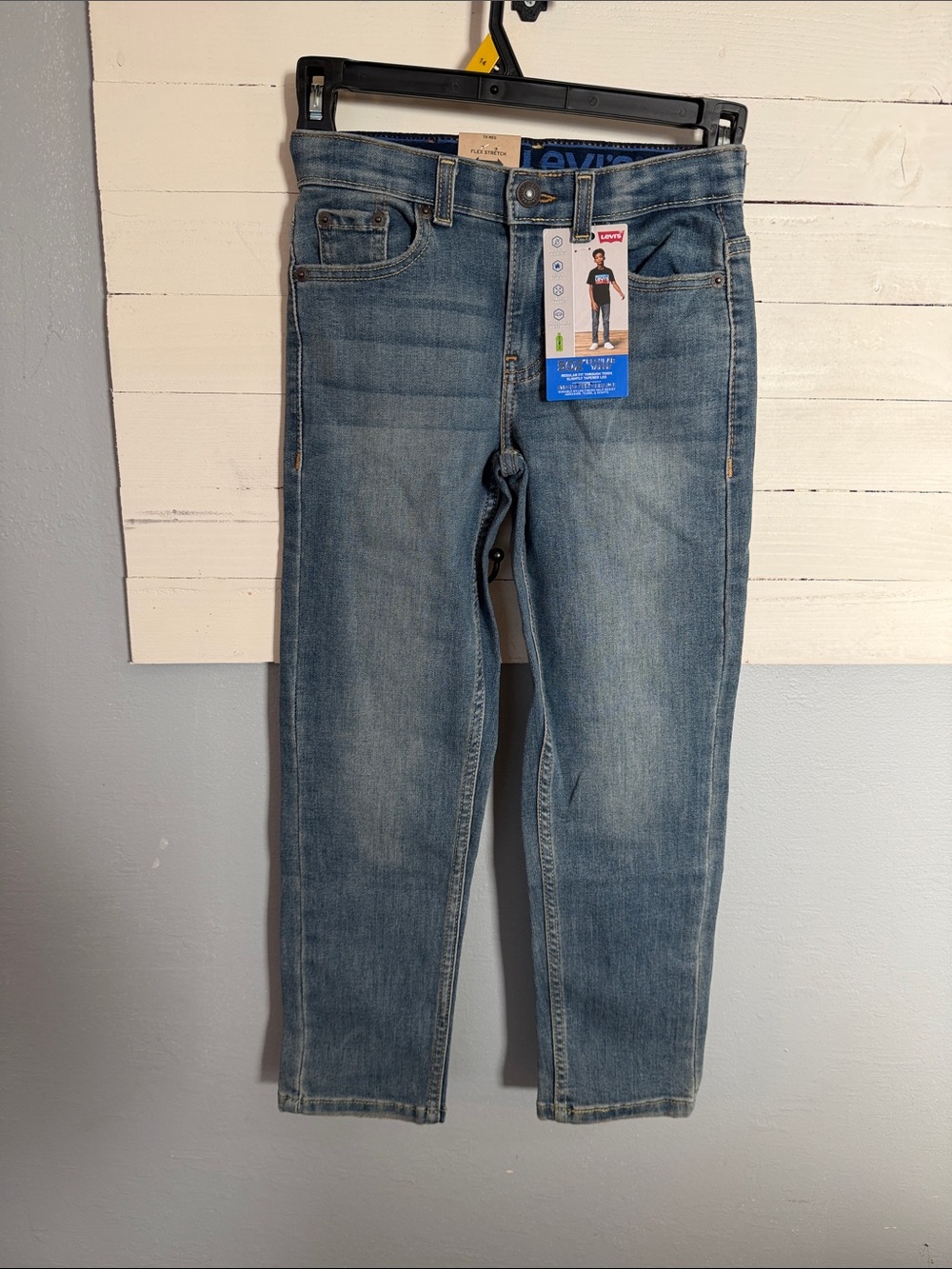 Levi's Boys Light Blue Slim Jeans 502